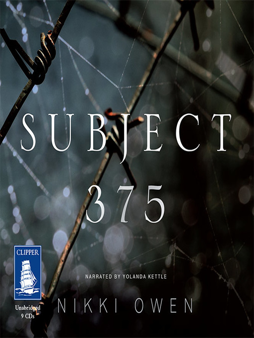 Title details for Subject 375 by Nikki Owen - Wait list